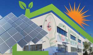 La casa di CustoM 2.0 è green anche grazie ai pannelli fotovoltaici